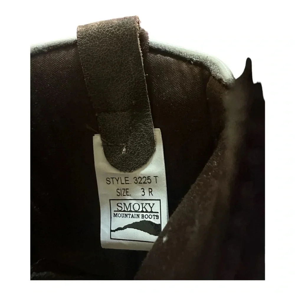 NWOT Smoky Mountain Toddler Autry Pink & Brown Boots Size 3 - Picture 6 of 7